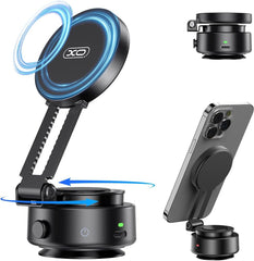 Glam 360°Rotating Electric Vacuum Magnetic Suction Phone Holder