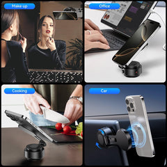 Glam 360°Rotating Electric Vacuum Magnetic Suction Phone Holder