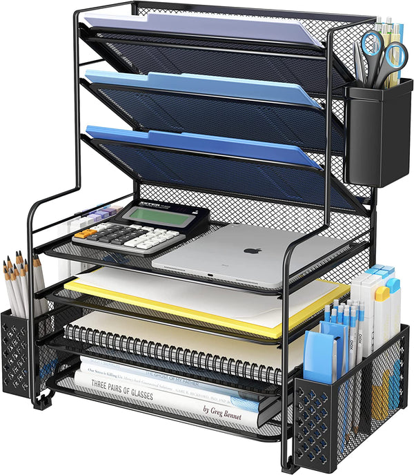 Glam 7 Tier Desk File Organizer