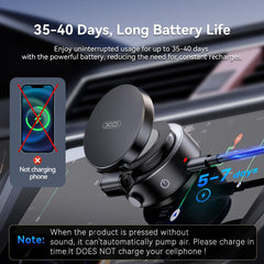 Glam 360°Rotating Electric Vacuum Magnetic Suction Phone Holder