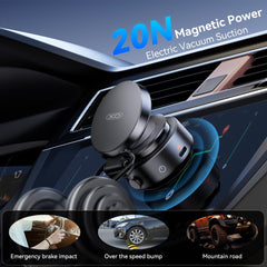 Glam 360°Rotating Electric Vacuum Magnetic Suction Phone Holder