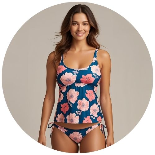 Curve Floral Tankini