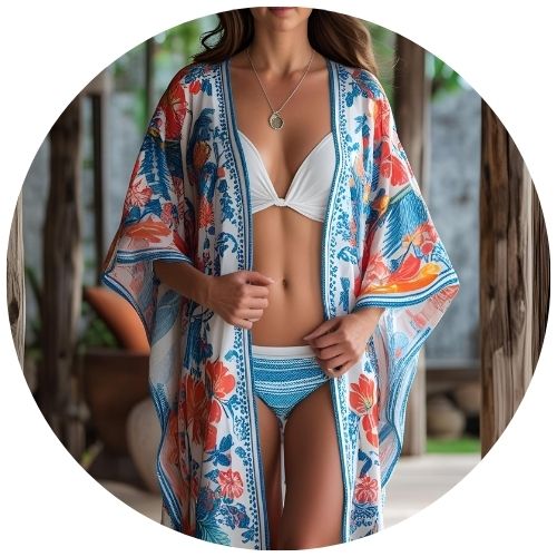 Curve Kimono Cover-Up