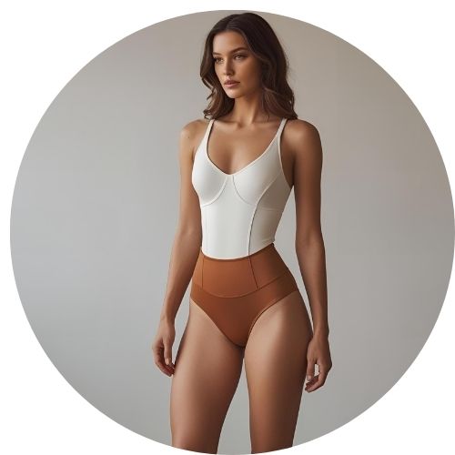 High-Waist Curve Bottom