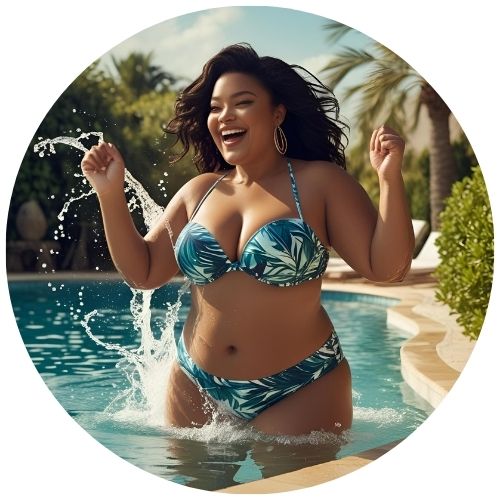 Plus Size Push-Up Bikini