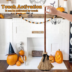 Glam 43.5 Inches Tall Animated Floating Witch's Broom