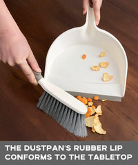 Dust Pan,Dustpan and Brush Set,Dust Pans with Brush,Small Dustpan and Brush Set,Hand Broom and Dustpan Set for Home,Handheld Angled Dustpan and Brush Set Are Daily Essential Cleaning Tool for Family.