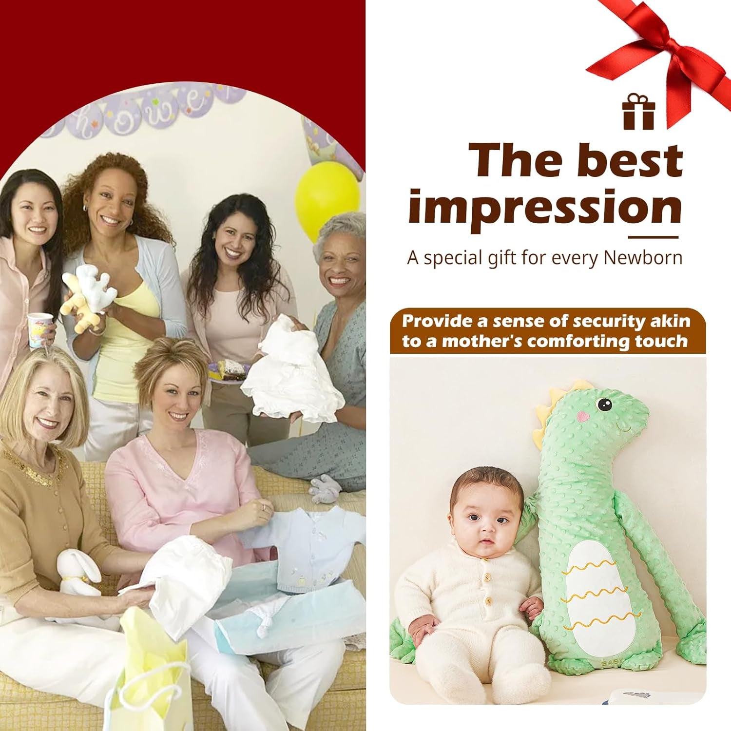 Baby Soothing Toy with Automatic Patting Palm, Baby Patter Doll with Soothing Palm Pad Interactive, 3 Levels Adjustable Simulation of Automatic Palms Slapping for Bed, Sofa