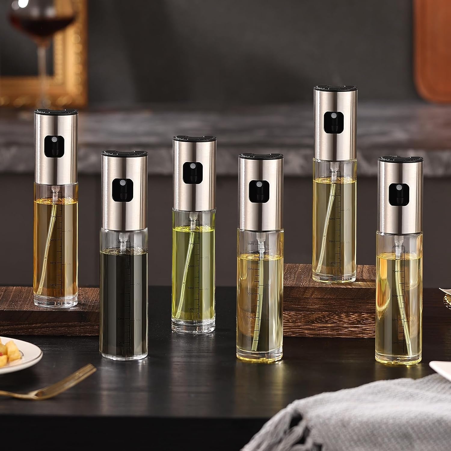 Oil Sprayer for Cooking, Olive Oil Sprayer Mister, 100Ml Olive Oil Spray Bottle for Salad, BBQ, Kitchen Baking, Roasting