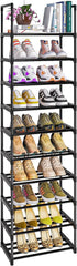 Shoe Rack, Sturdy Metal Shoe Rack Organizer,Narrow Shoe Rack,Shoe Racks for Closets,Shoes Rack,Shoe Stand,Shoe Shelf