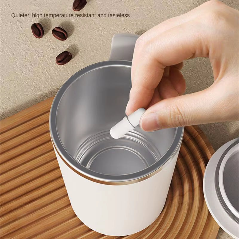 1/2/3Pcs Automatic Self Stirring Non-Corroding Smart Mixer Thermal Magnetic Mug Capsule Cylindrical Stirring Rod Cup Accessories