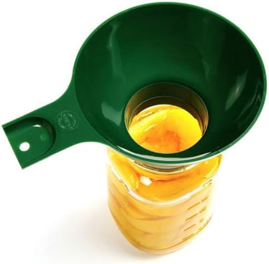Wide Mouth Plastic Funnel, Green