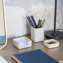 Desk Organizer Set – Modern Concrete Office Accessories (Set of 3)