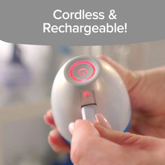 "CRACKED" Electric Pedi Vac - Powerful Callus Remover with Built-In Vacuum for Mess-Free Exfoliation