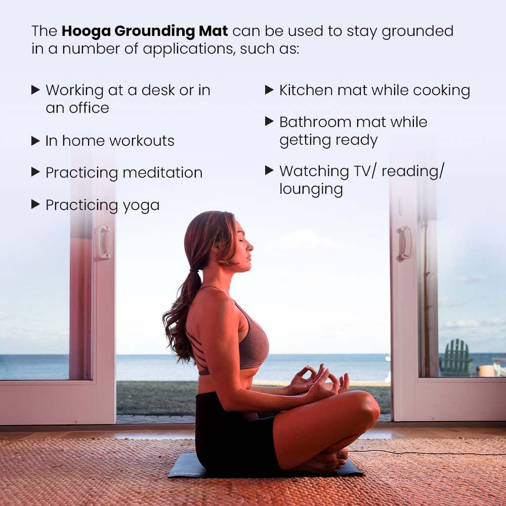 Glam Grounding Mat for Sleep, Energy, Pain Relief, Inflammation, Balance, and Wellness