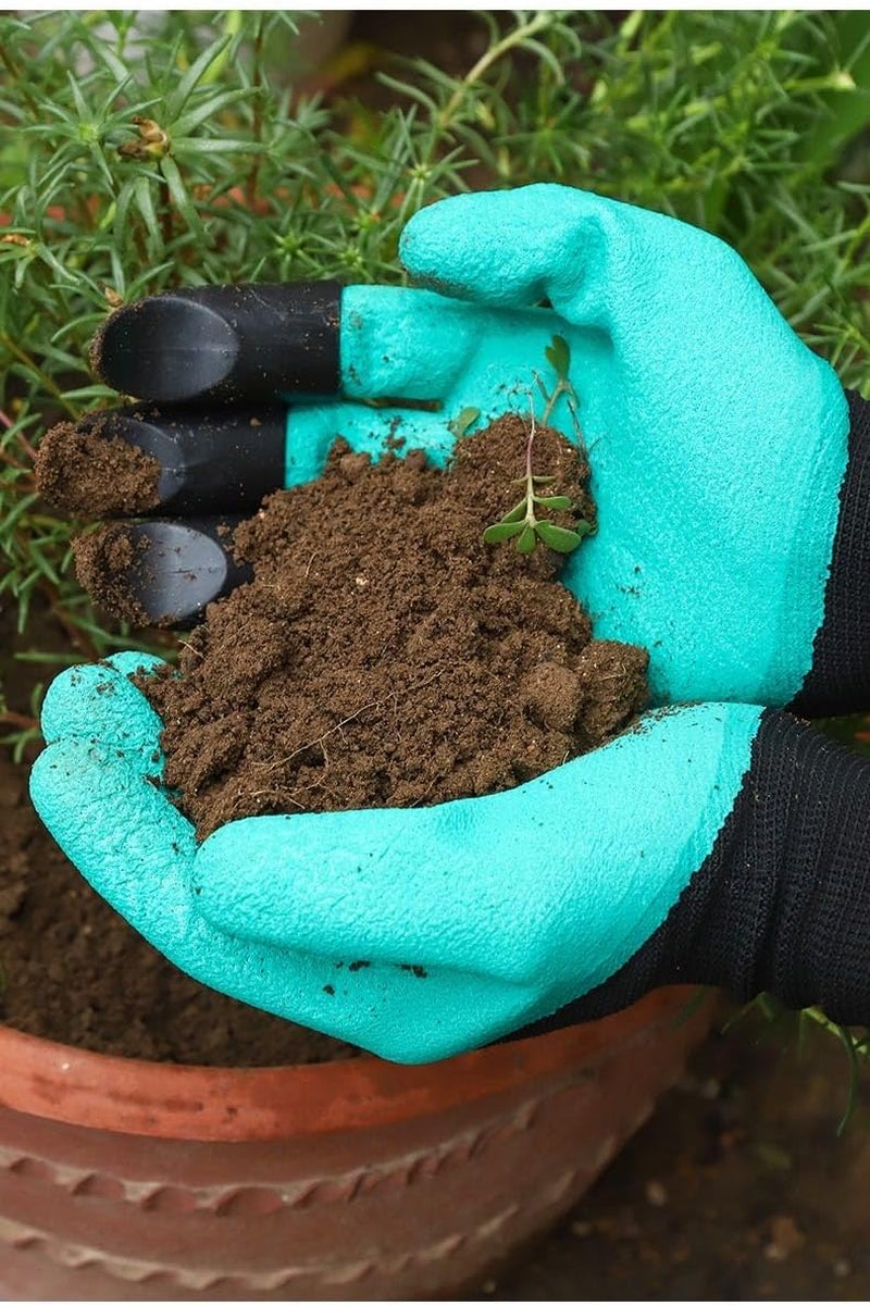 Glam Gardening Gloves with Claws