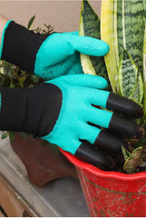 Glam Gardening Gloves with Claws