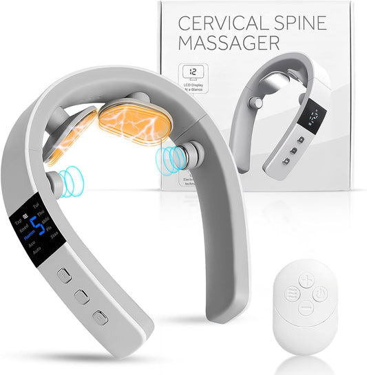 Glam Portable Neck Massager for Pain Relief with Heat