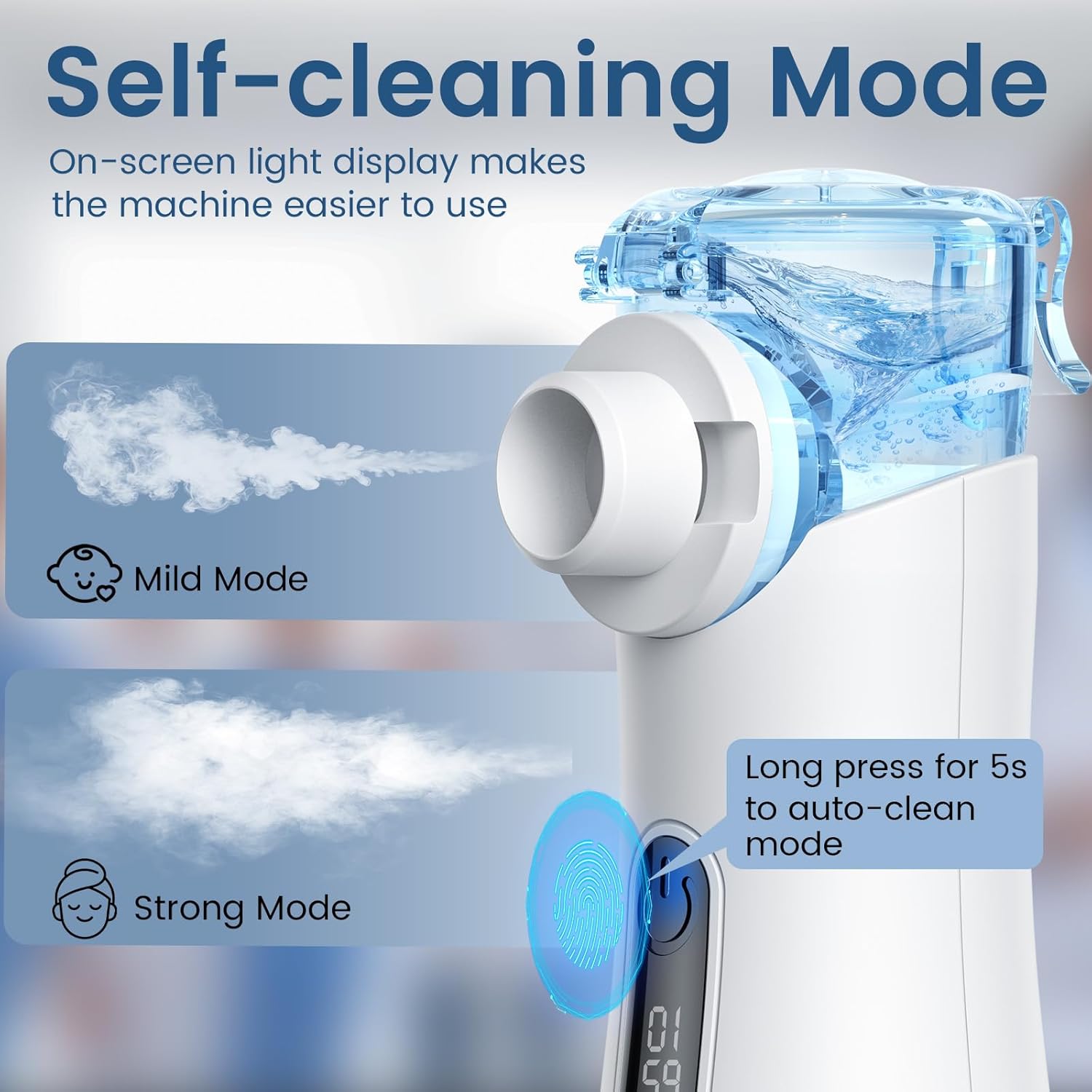 Glam Portable Nebulizer for Adults & Kids