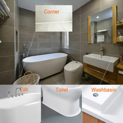 Glam Caulking Sealing Tape for Bathroom, Toilet, Kitchen Countertop, Bathroom, Toilet