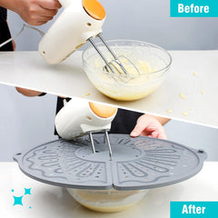 Glam Silicone Splatter Screen for 10, 11 and 12 Inch Frying Pan, Foldable Splash Guard, Multi-Use Grease Splatter Guard/Trivet Mat, 12" Non-Stick Oil Splatter Guard, Dishwasher Safe, BPA Free, Gray