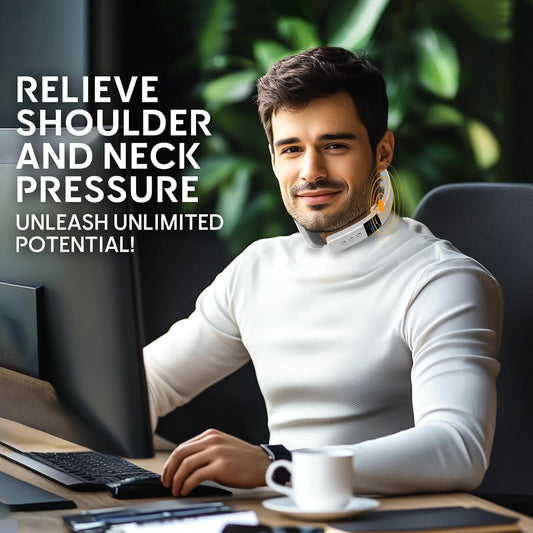 Glam Portable Neck Massager for Pain Relief with Heat