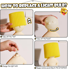Glam Naughty Lamp, Bedside Night Light, Birthday Christmas Gifts for Men Women Boyfriend Girlfriend Husband Wife, Mens Gifts, Valentines Day Gifts for Him Her, Funny Gag Gifts