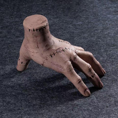 Glam Wednesday Addams Family Thing Hand, Cosplay Hand by Addams Family, Fake Hand Toys Scary Props Halloween Decorations Prop Movie, (HWDA-BACX)