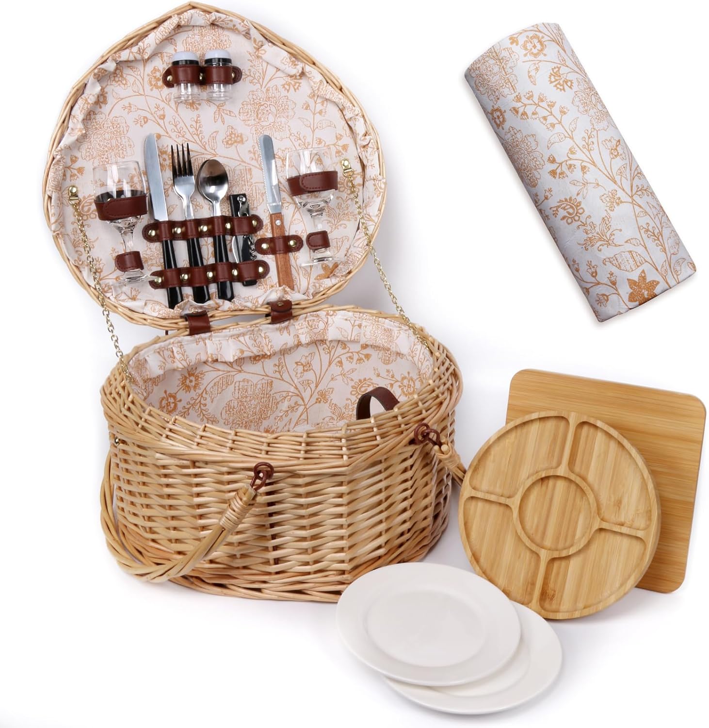Glam Heart Picnic Basket