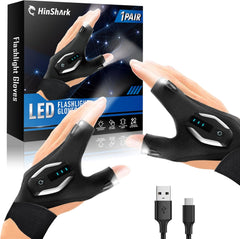 Glam LED Flashlight Gloves, Camping Essentials