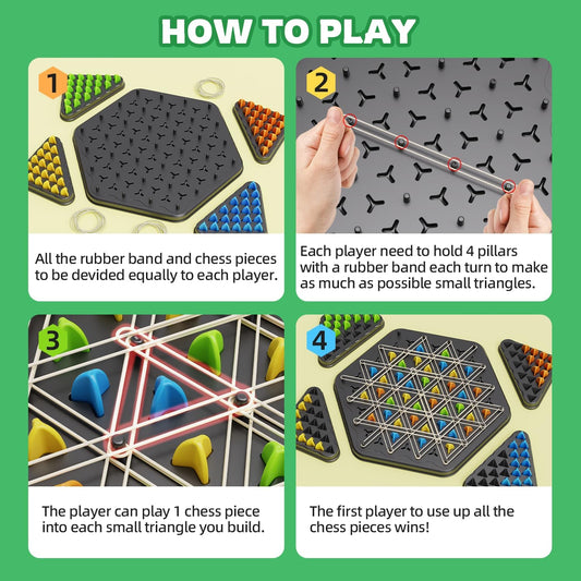 Glam Chain Triangle Chess – Strategy Board Game
