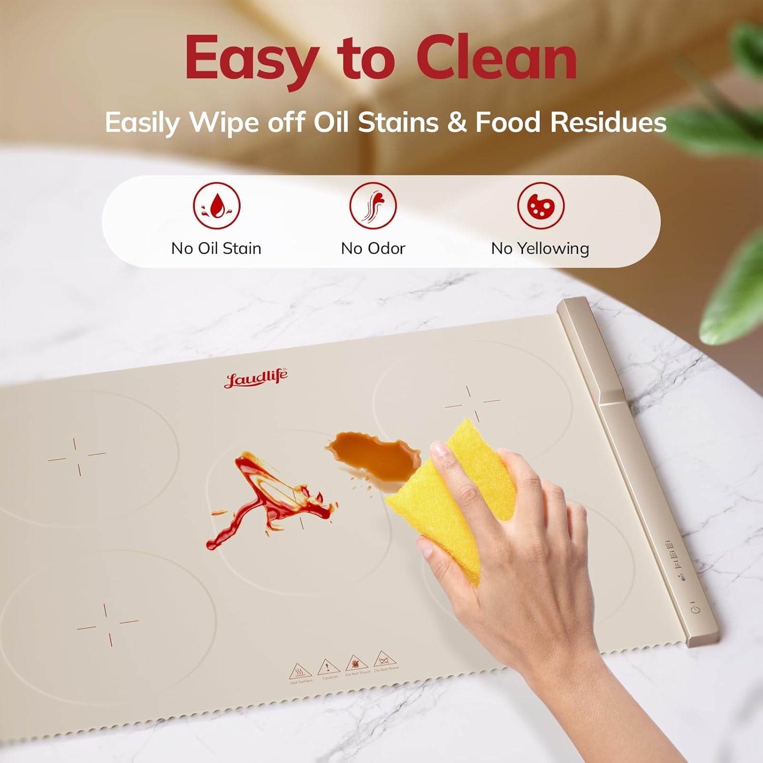 Electric Warming Tray with Adjustable Temperature,  5 in 1 Food Warmer for Parties Features Foldable Design & Fast Heating, Warming Plate for Buffet, Family Gatherings, Sabbath, Holidays