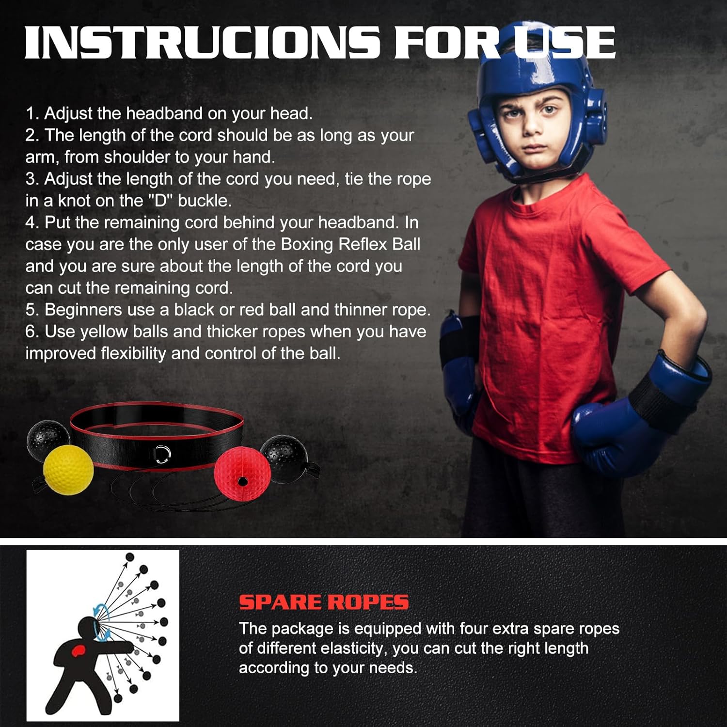 Glam Boxing Reflex Balls