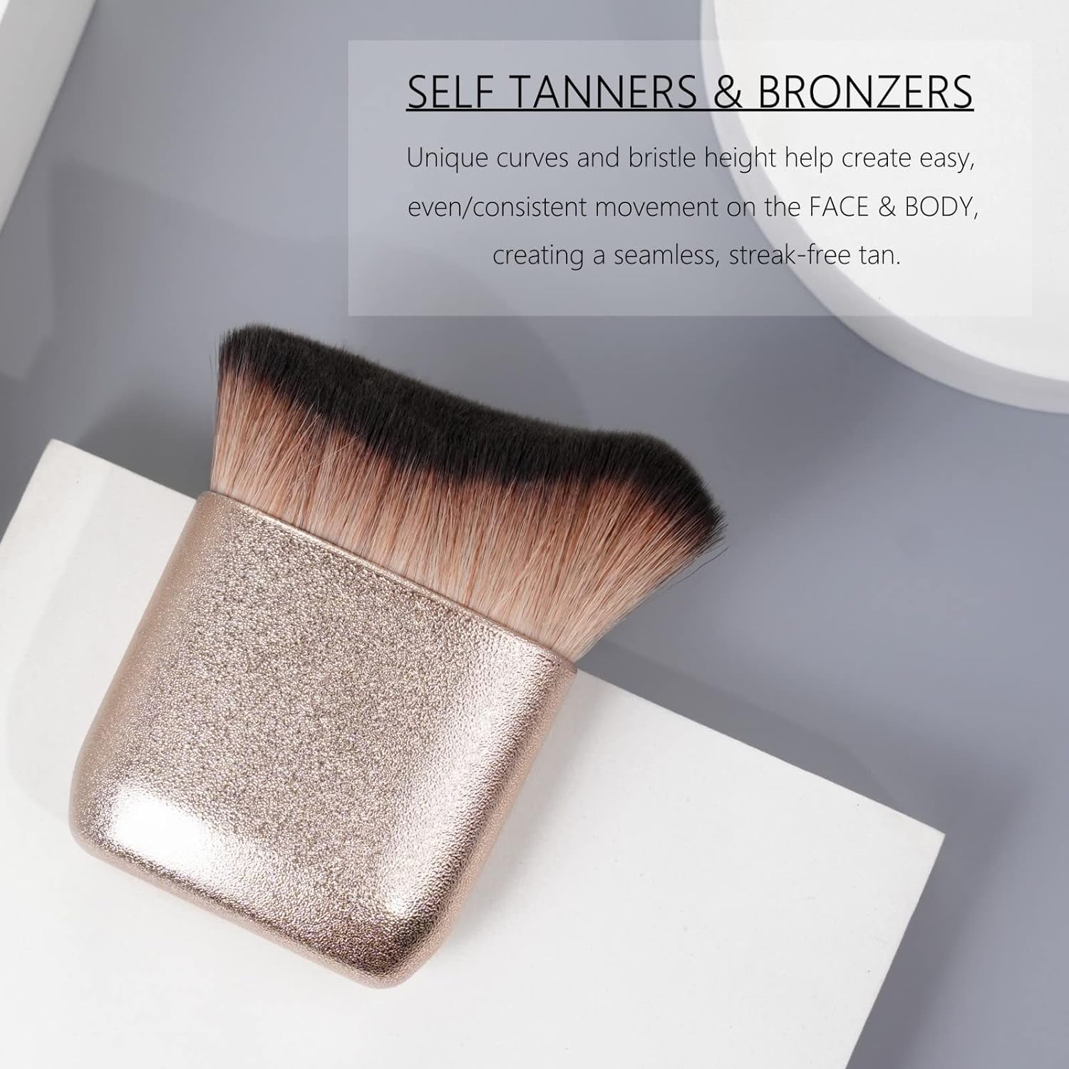 Self Tanner Brush  Body Makeup Brush for Flawless Leg Makeup, Foundation Brush Makeup Brush for Face Body Makeup Brushes for Self Tanner Kabuki Brush for Body Blend Brush for Tanning Mousse