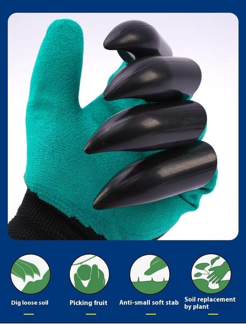 Glam Gardening Gloves with Claws