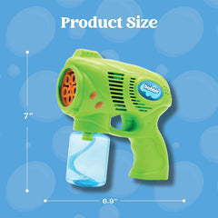 Glam 2 Kids Bubble Gun with 2 Bottles Refill Solution