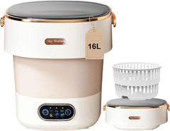 Glam Portable Mini Washing Machine with Spin Basket