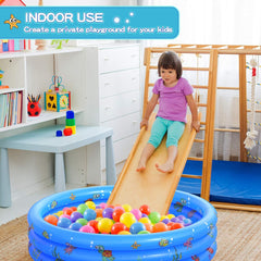 Garden round Inflatable Baby Swimming Pool, Portable Inflatable Child/Children Little Pump Pool,Kiddie Paddling Pool Indoor&Outdoor Toddler Water Game Play Center for Kids/Girl/Boy