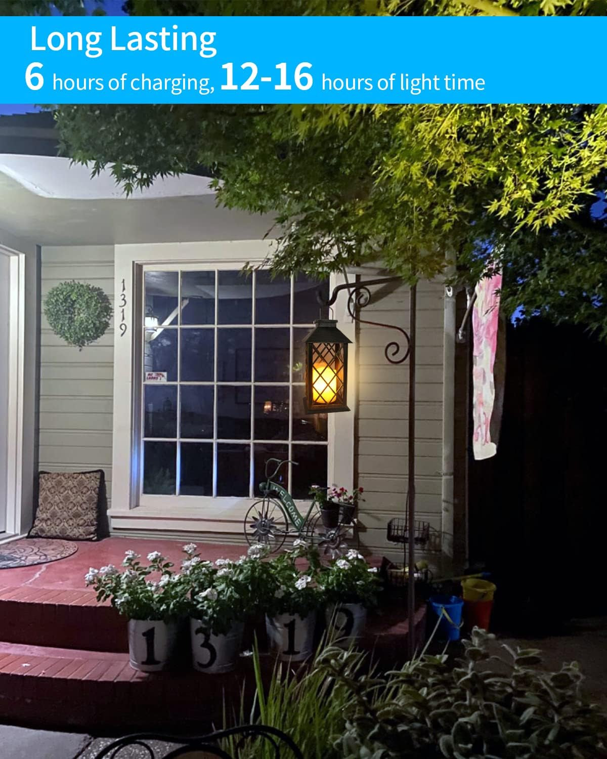 Glam Outdoor Garden Hanging Lanterns