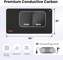 Glam Grounding Mat for Sleep, Energy, Pain Relief, Inflammation, Balance, and Wellness