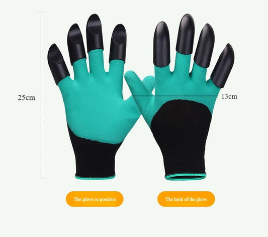Glam Gardening Gloves with Claws