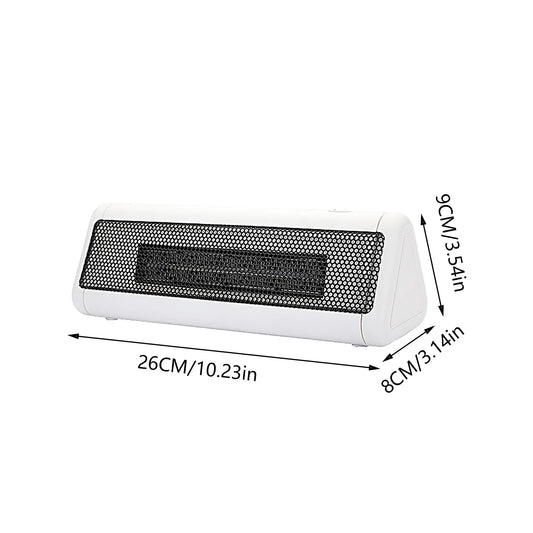 Mini Desktop Heater Desk Hand Warmer Small Electric Heating Fan