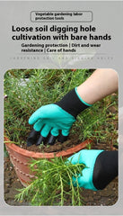 Glam Gardening Gloves with Claws
