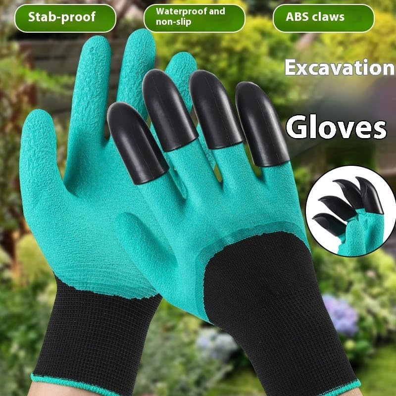 Glam Gardening Gloves with Claws
