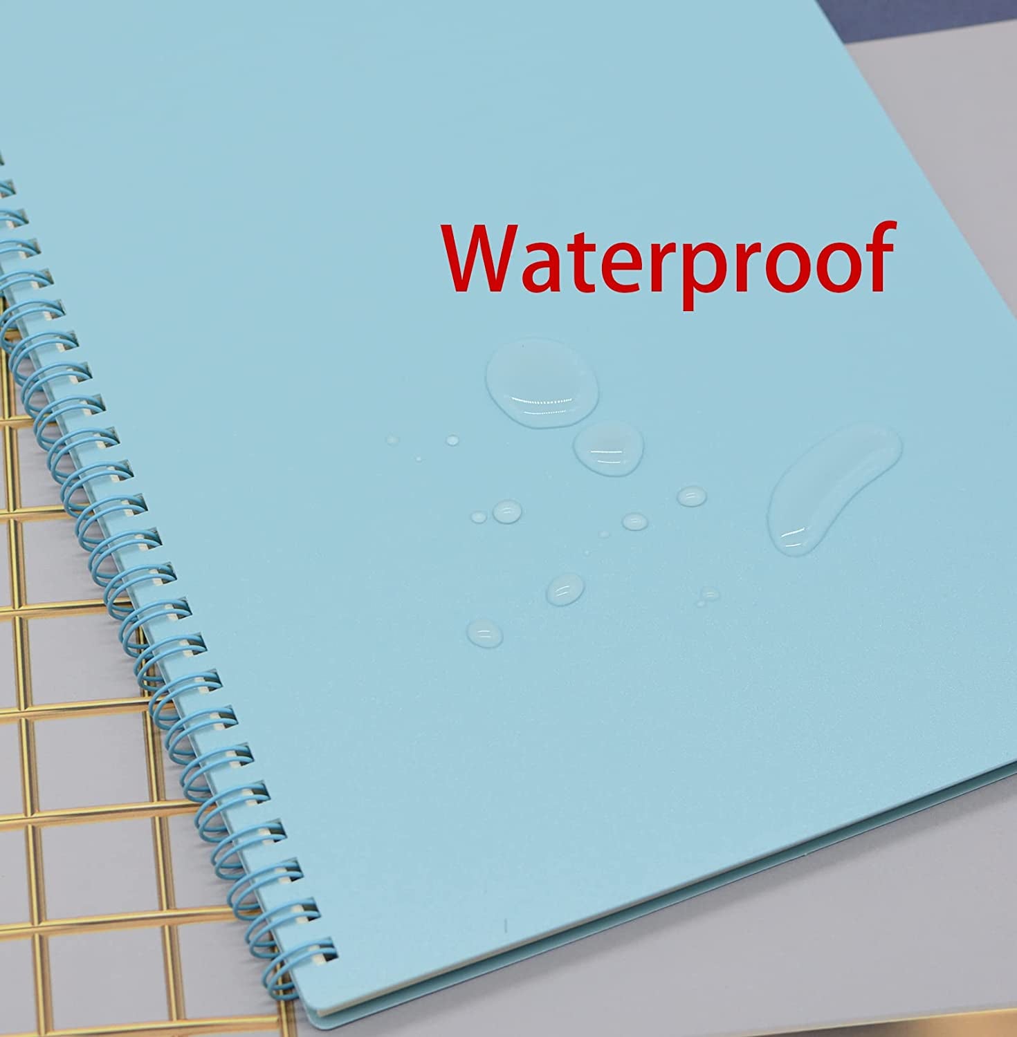 Spiral Notebook, 4 Pcs 8.3 Inch X 5.9 Inch A5 Thick Plastic Hardcover 7Mm College Ruled 4 Color 80 Sheets -160 Pages Journals for Study and Notes (4)