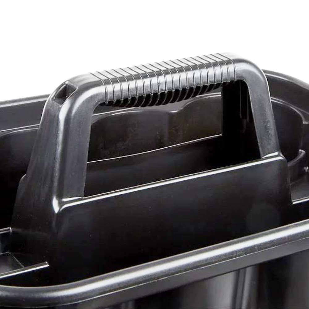 Commercial Products Deluxe Carry Caddy for Take-Out Coffee/Soft Drinks, Postmates/Uber Eats/Food Delivery, Cleaning Products, Sports/Water Bottles, Black
