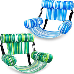 Inflatable Pool Floats Adult,2 Packs Floating Lounge Chairs,Blow up Pool Noodles for Adult Heavy Duty,Floating Chair for Party Summer Water Beach Lake Fun