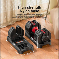 Glam Adjustable Dumbbells Set of 2, Free Weights Dumbbells Set, Adjustable Dumbbell Set, For Men/Women Gym Equipment for Home Strength Training Equipment