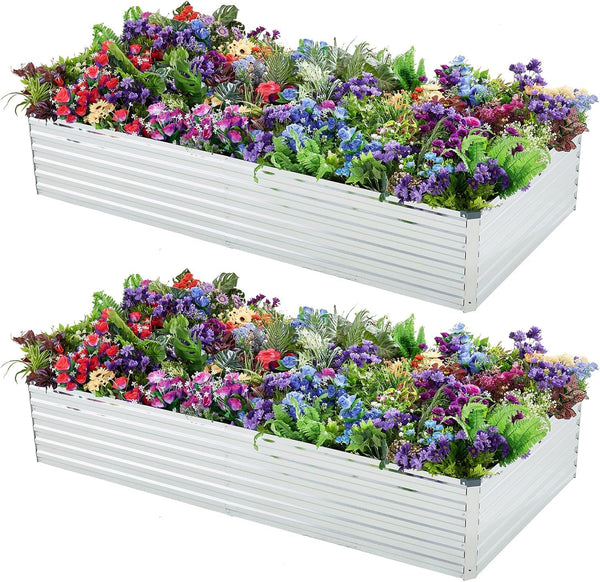 Glam Galvanized Garden Bed Kit
