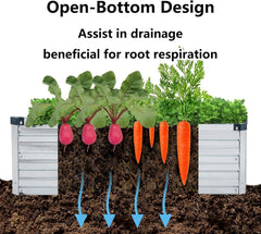 Glam Galvanized Garden Bed Kit